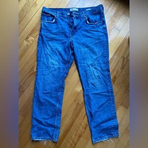 Zara Blue Straight Leg Jeans (mid rise)